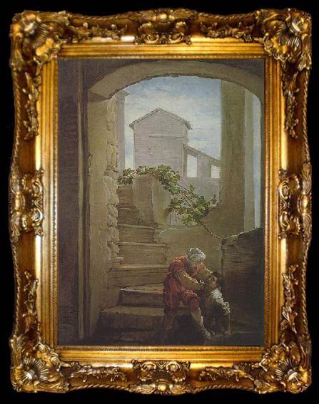 framed  Domenico Fetti Parable of the Wicked Servant, ta009-2
